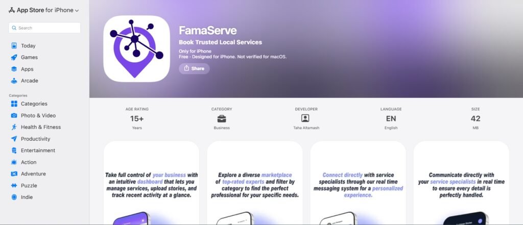 Fameserve App